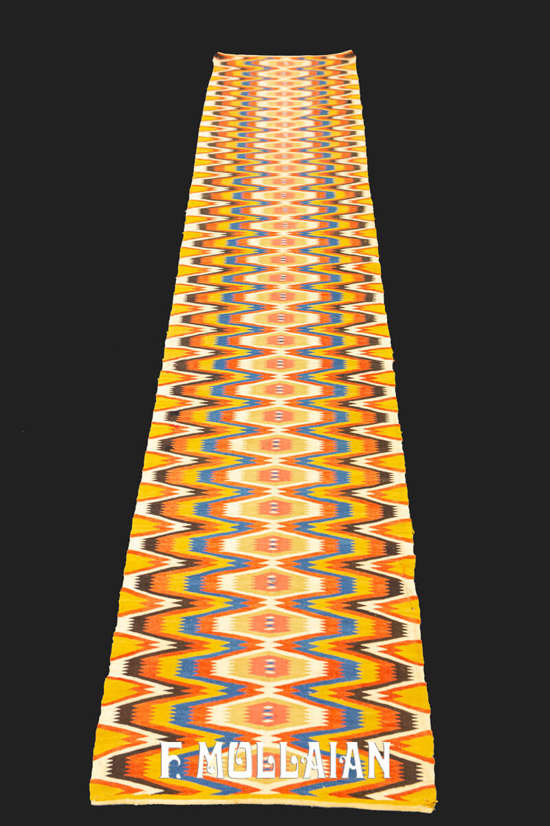 Swedish Textile Flat-weave Runner Size Multicolor n°:629831